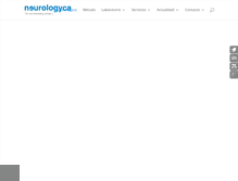 Tablet Screenshot of neurologyca.com